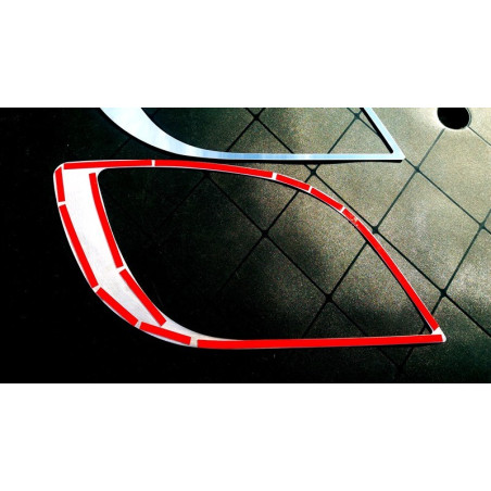 DAF E6 ROESTVRIJ DECOR KOPLAMPFRAME