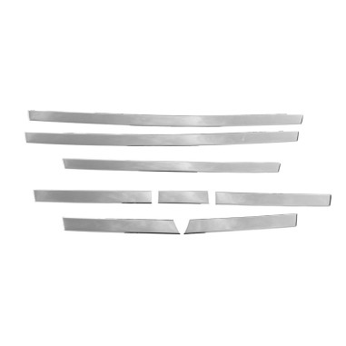 DAF xf E6 106  Staniless grill laths 3D dashboard chrome