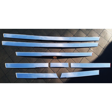 DAF xf E6 106  Staniless grill laths 3D dashboard chrome