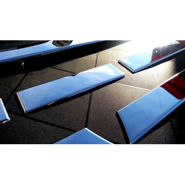 Nerezovy dekor masky DAF XF E6 chrom tvarovany