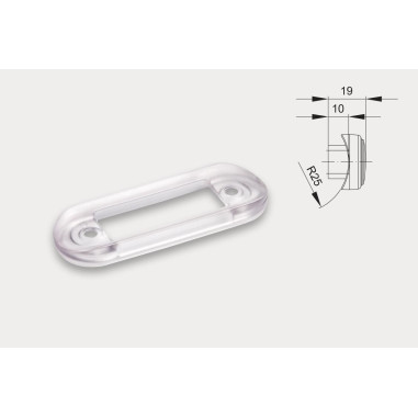 Gumová podložka pro instalace lamp na ram - poziční světlo FT-015