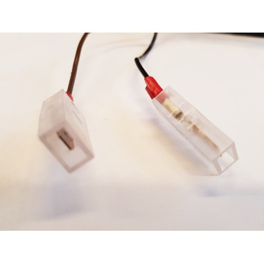 OCCHIELLO HELLA PER SPECCHIETTO INDICATORE DI DIREZIONE ARANCIONE/ROSSO