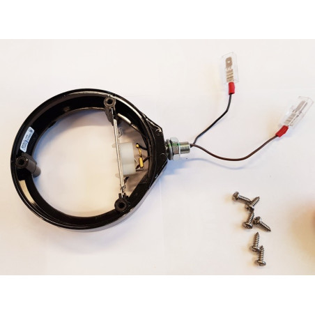 HELLA UCHO POD LUSTERKO LAMPA OBRYSOWA BIAŁO BIAŁA