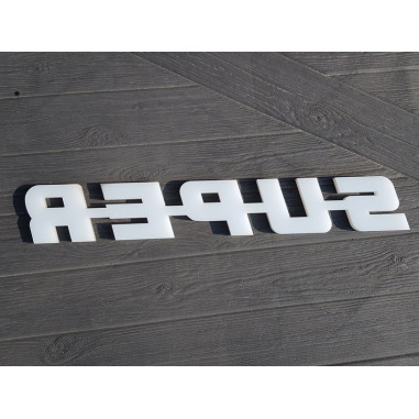 S-U-P-E-R PLASTIČNI ABLEM SCANIA SUPER