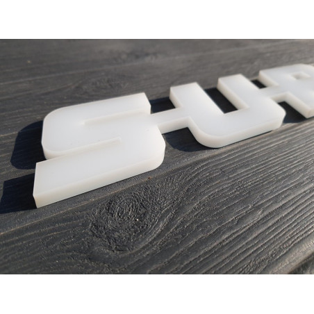 S-U-P-E-R EMBLÈME PLASTIQUE SCANIA SUPER