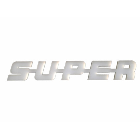 S-U-P-E-R plastic emblem SUPER letters Scania