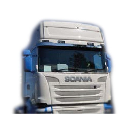 Scania R Streamline stainless cover sunvisor