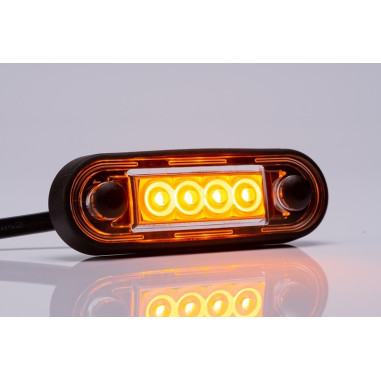 ORANGE KLARGÖRINGSLAMPA LED 4 DIODER