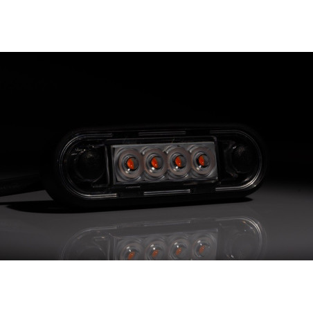 ORANGE KLARGÖRINGSLAMPA LED 4 DIODER