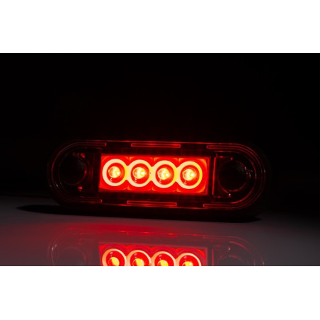 RÖD KLARLAMPA LED 4 DIODER