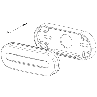 BALIZA LED BLANCA CON REFLECTOR ADR