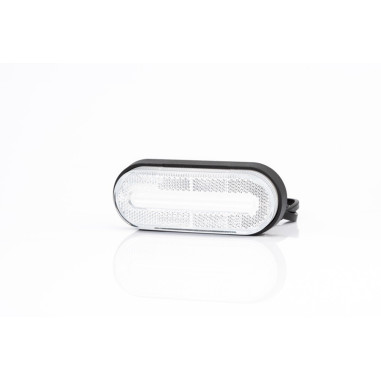 Marker light LED white with reflex