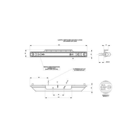 Stalamp met hanger, oranje LD 565