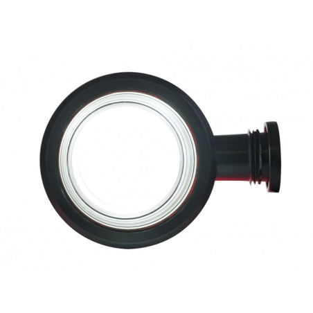 LAMPA OBRYSOWA LED NEON BIAŁO CZERWONA KRÓTKA OLD SCHOOL LD 2606