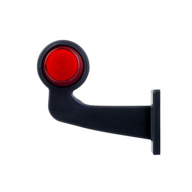 LAMPE DE SIGNALISATION GAUCHE NÉON BLANC ET ROUGE CASSÉE OLD SCHOOL LD 2604