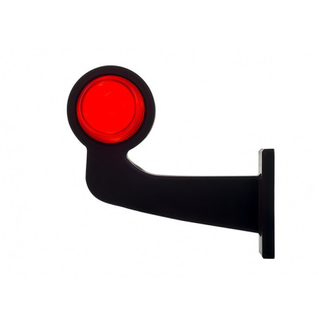 BAL OLDALI LED JELZŐLÁMPA NEON FEHÉR ÉS PIROS TÖRÖTT RÉGI ISKOLA LD 2604