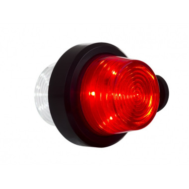 LAMPE DE DÉGAGEMENT LED BLANCHE & ROUGE COURTE OLD SCHOOL LD 2588