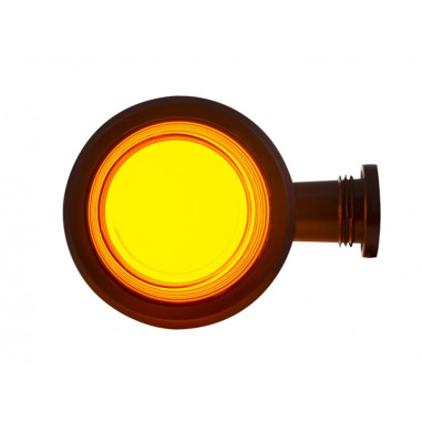 KÖZLEKEDÉSI JELZŐLÁMPA LED NEON NARANCSSÁRGA RÖVID RÉGI ISKOLA LKD 2608