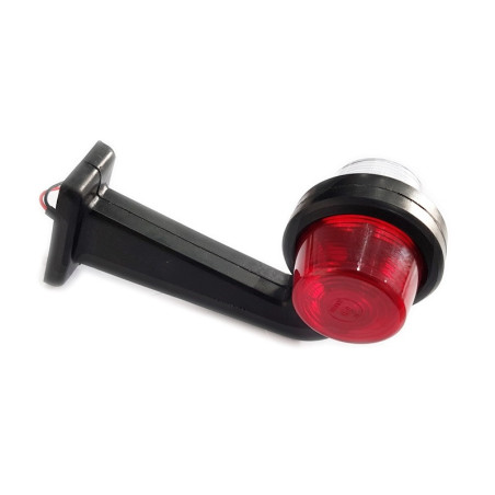 RECHTER WIT RODE OPLICHTINGSLAMP OP EEN LANGE OUDE SCHOOLBOOM