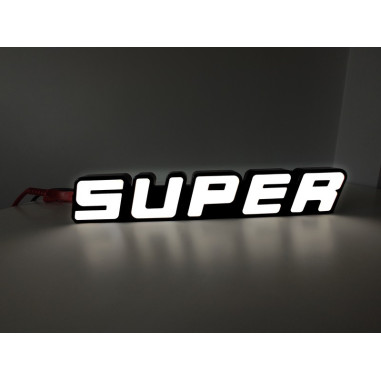 SUPER LOGO EMBLEM WHITE LED SCANIA