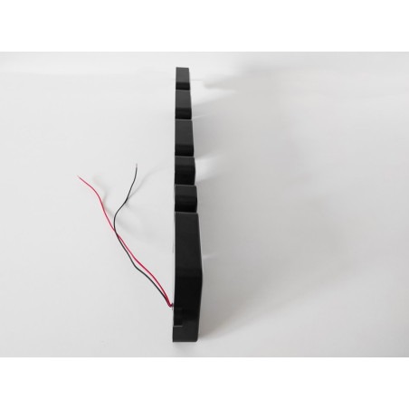 SUPER EMBLEMAT PODŚWIETLANY POMARAŃCZOWY LED SCANIA