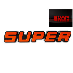 SUPER VERLICHT ORANJE LED SCANIA EMBLEEM