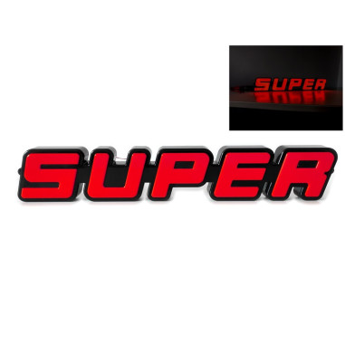 SZUPER VILÁGÍTÁSÚ VÖRÖS LED SCANIA EMBLÉMA