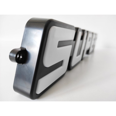 SUPER LOGO EMBLEM GREEN LED