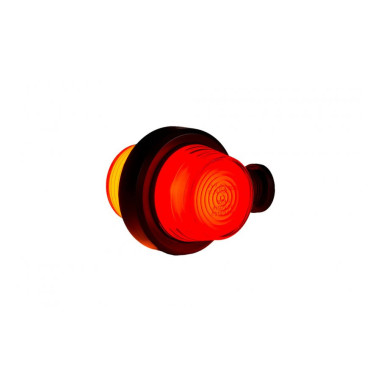 LAMPE DE SIGNALISATION ORANGE ET ROUGE NÉON OLD SCHOOL LD 2627