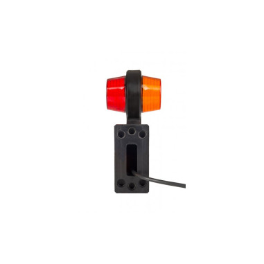 VÄNSTERTRAFIKSIGNALLAMPA NEON ORANGE/RÖD OLD SCHOOL LD 2625