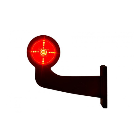 LAMPADA DI SEGNALAZIONE A LED ARANCIO-ROSSO LATO SINISTRO VECCHIA SCUOLA LD 2620