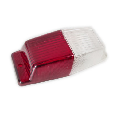 ABAT-JOUR DOUBLE BRÛLEUR ROUGE ET BLANC