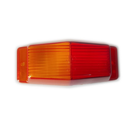 ORANJE RODE DUBBELE BRANDERLAMP