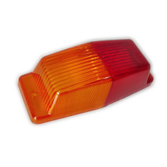 ORANGE-RÖD LAMPSKÄRM MED DUBBLA BRÄNNARE 2