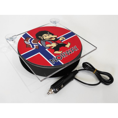 LIGHTBOX 17x17 TROLL NORWEGIA TABLICZKA PODŚWIETLANA LED DELUXE