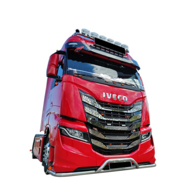 IVECO S-WAY TUYAUX EN ACIER INOXYDABLE SOUS LE PARE-CHOCS AVEC MOUSTACHE