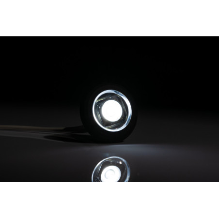 BIAŁA LAMPA OBRYSOWA LED WCISKANA FT-074 B