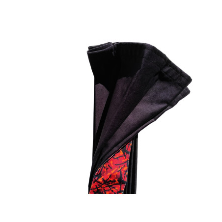 CORTINAS DE FELPA ESTILO DANÉS ROJAS DP03