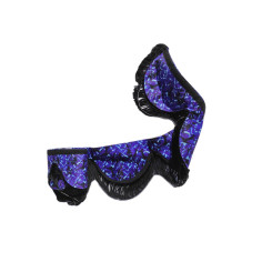 FRONT WINDOW PELMET BLUE DANISH STYLE PLUSH DP03 2