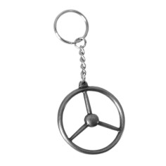 Key hanger steering wheel GREY old school Scania