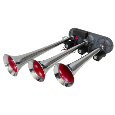 Truck air horn 8 melodies chrome 24V  SEGER