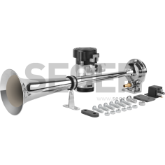 FANFARA PNEUMATICA 12V BUS CON COMPRESSORE LOCOMOTIVA SEGER