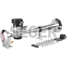 FANFARA PNEUMATICA 12V BUS CON COMPRESSORE LOCOMOTIVA SEGER 2