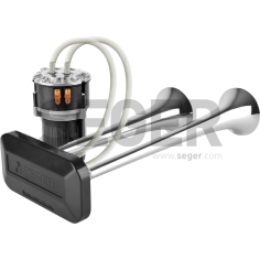 FANFARA PNEUMATICA 12V BUS CON COMPRESSORE SEGER 2