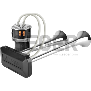 FANFARA PNEUMATICA 12V BUS CON COMPRESSORE SEGER