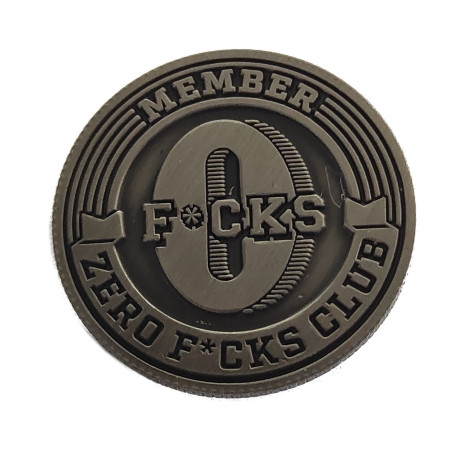 PIN ZERO F*CKS CLUB