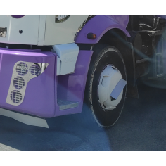 Sats om 4 x FYR pyramid 24 cm i rostfritt stål 2