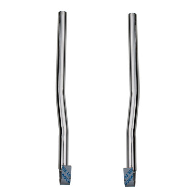 Flag pole corner vertical bars stainless