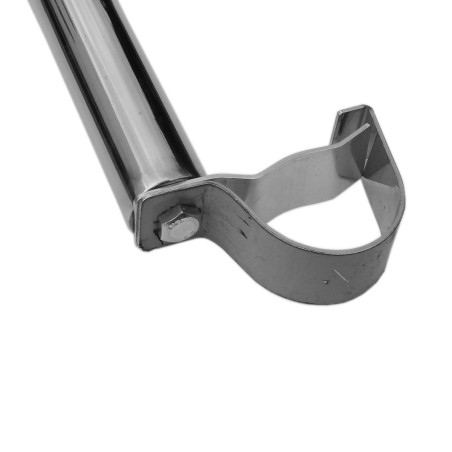 Flag pole corner vertical bars stainless