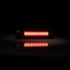 LÅNG MÖRK RÖD LED MARKERINGSLAMPA 2